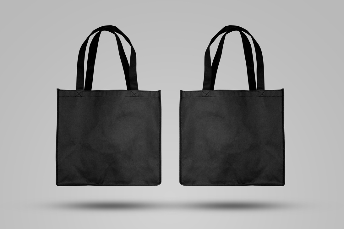 Black Tote Bag Mockups 